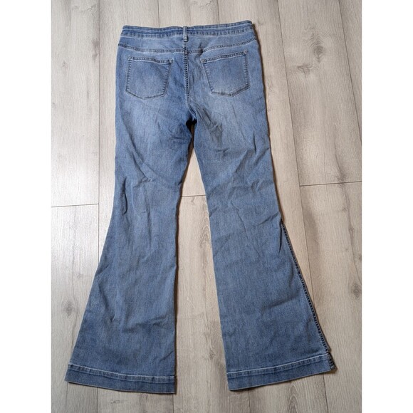 Altard State Jeans Women 31 Flare High Rise  Light Wash Stretch 34x30 - Picture 8 of 13